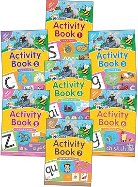 Jolly Phonics Activity Books 1-7 Bundle